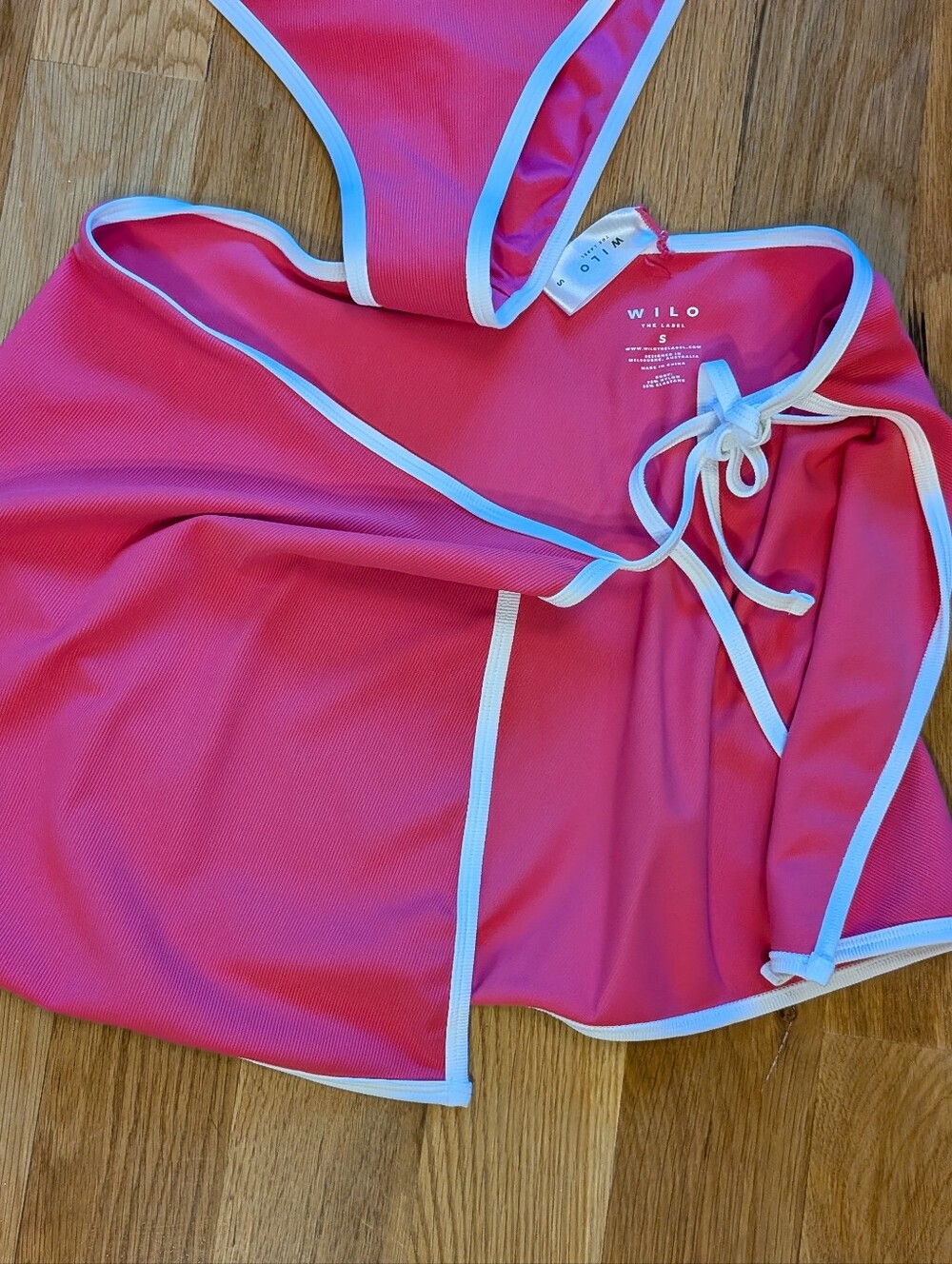 Wilo The Label Brand New With Tags Pint Contrast 3 Piece Bikini Skirt Set - Picture 4 of 9